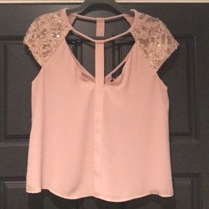 Bcbg pink top